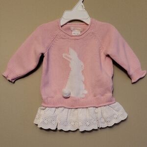 Joe Fresh pink baby sweater/dress